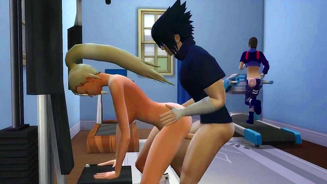 Ino & Sasuke's Hot Anime Cuckold Fantasies – Married Milf Seduced Before Eyes