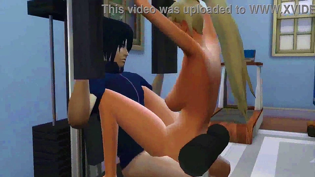 Ino & Sasuke's Hot Anime Cuckold Fantasies – Married Milf Seduced Before Eyes