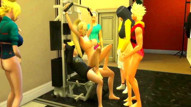 Hinata & Sakura Join Naruto's Crazy Housewife Anal Orgy Fiesta