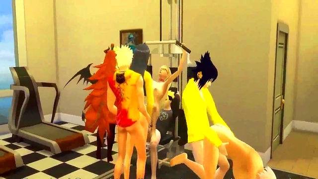 Hinata & Sakura Join Naruto's Crazy Housewife Anal Orgy Fiesta