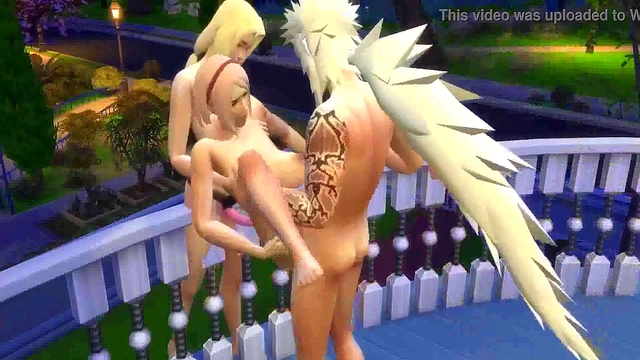 Jiraiya Joins Fans for Rough Anal Threesome in Naruto Hentai Episode