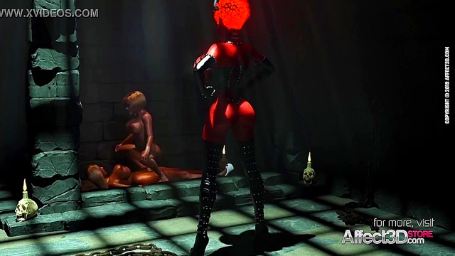 Blonde Futanari Lovers Engage in Hardcore Hentai Fantasy Action