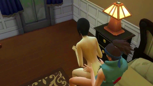 Iruka Fucks Shizune Hard While Tsunade Enjoys Watching & Pleasuring Herself