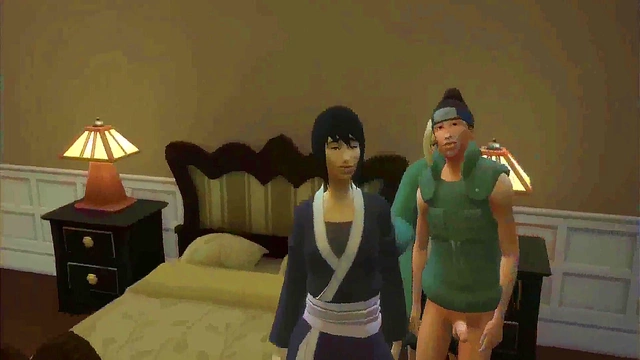 Iruka Fucks Shizune Hard While Tsunade Enjoys Watching & Pleasuring Herself