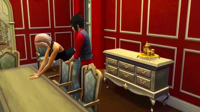 Sakura Gets Fucked by Sasuke While Naruto Tries Seducing Tsunade in Anime Heat