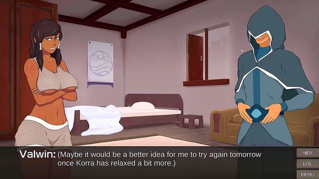 Korra & Friends Get Facial Fun With Big Anime Boobs & Nipple Fucking