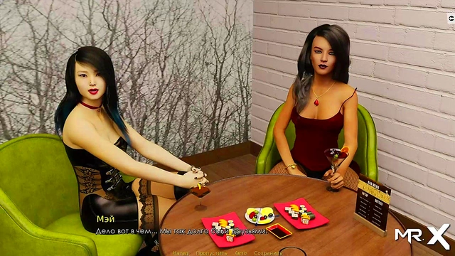 Hentai Anime Trio Engages in Uncensored Visual Novel Threesome Adventure