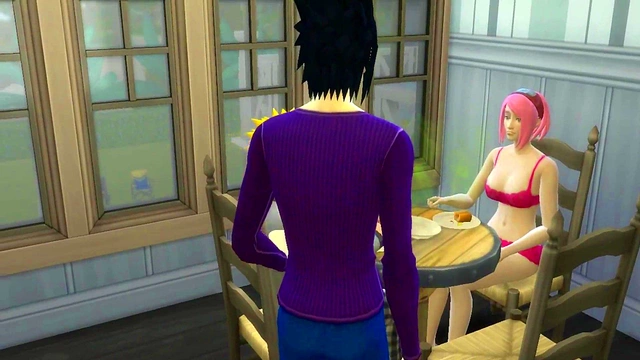 Sakura Betrayed by Husband – Hot Milf Seduced for Rough Anal in Naruto Hentai