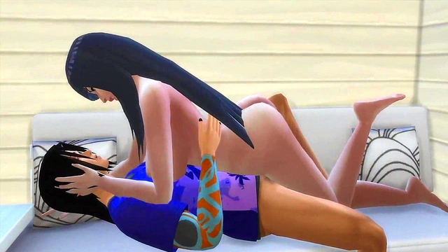 Hinata Cheats With Itachi On Terrace For Dirty Outdoor Sex & Anal Adventure