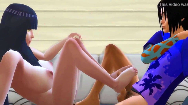 Hinata Cheats With Itachi On Terrace For Dirty Outdoor Sex & Anal Adventure