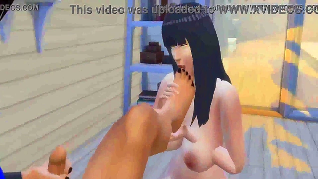 Hinata Cheats With Itachi On Terrace For Dirty Outdoor Sex & Anal Adventure
