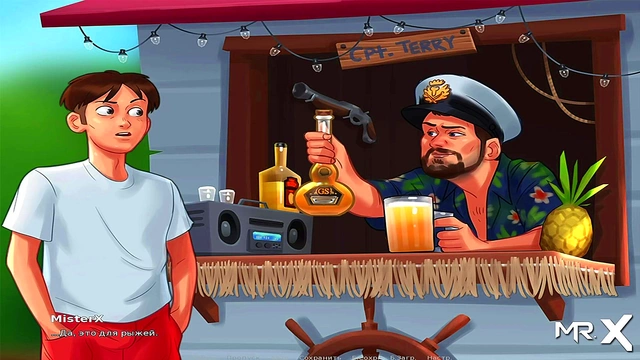 Nerd Member #80 Gets Summertime Saga Anime Creampie In Visual Novel Gameplay