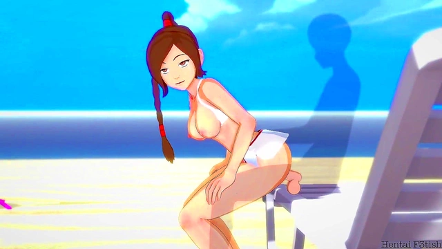 Ty Lee Gets Fucked On Public Beach With Doggy Style Creampie&Blowjob