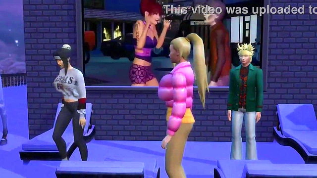 Perverted Naruto Finds Mizukage in Bathroom for Hot MILF Anal Action & Cuckold Drama