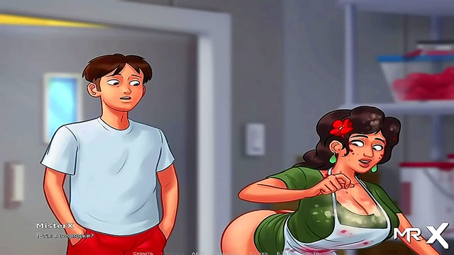 Mexican Babe With Big-Ass Gets Fucked In Summertime Saga Backroom Scene