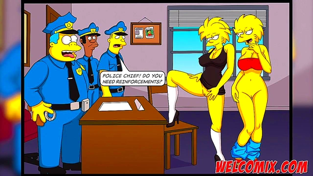Liza from Simpsons Porn Comics Gets Pleasured in Obscene Hentai Anime Scene
