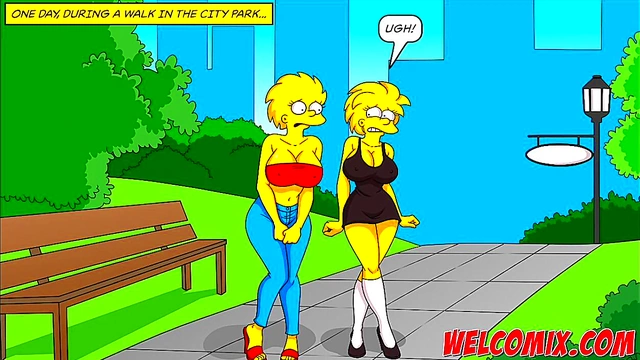 Liza from Simpsons Porn Comics Gets Pleasured in Obscene Hentai Anime Scene