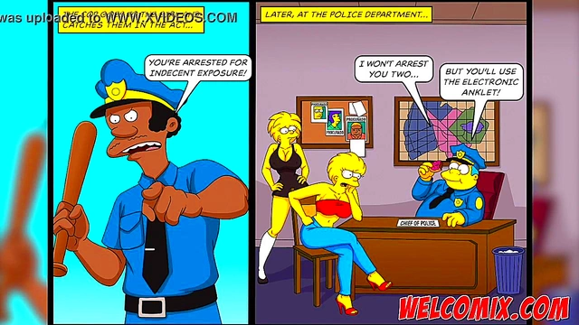 Liza from Simpsons Porn Comics Gets Pleasured in Obscene Hentai Anime Scene