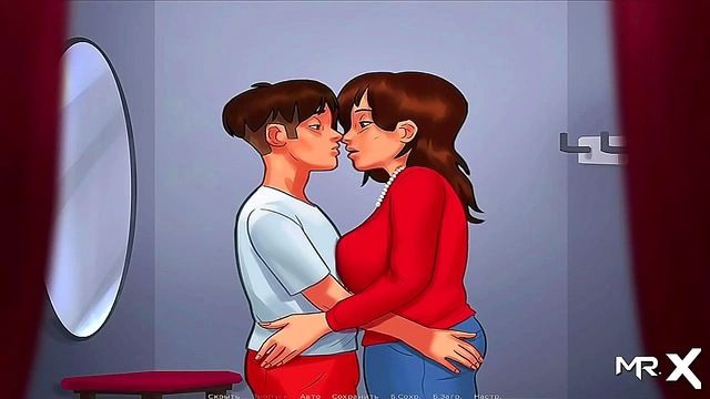 Mature Anime Teen Kissing Scene Heats Up Summertime Saga BoothFantasy