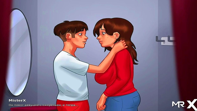 Mature Anime Teen Kissing Scene Heats Up Summertime Saga BoothFantasy