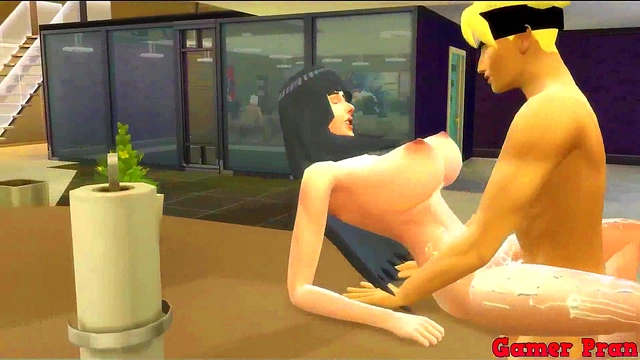 Stepmom Hinata Sucks Dick & Gets Fucked Hard While Breasts Bounce Wildly