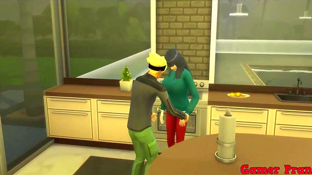 Stepmom Hinata Sucks Dick & Gets Fucked Hard While Breasts Bounce Wildly