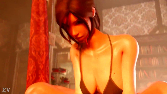 Lara Croft Takes a Morning Ride in 3D Tomb Raider VR Porn Adventure