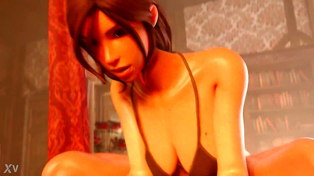 Lara Croft Takes a Morning Ride in 3D Tomb Raider VR Porn Adventure