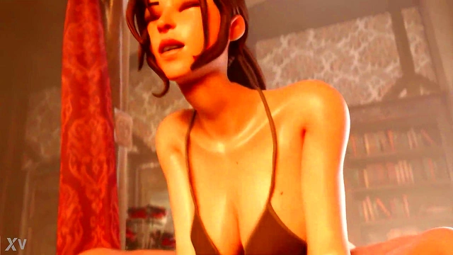 Lara Croft Takes a Morning Ride in 3D Tomb Raider VR Porn Adventure