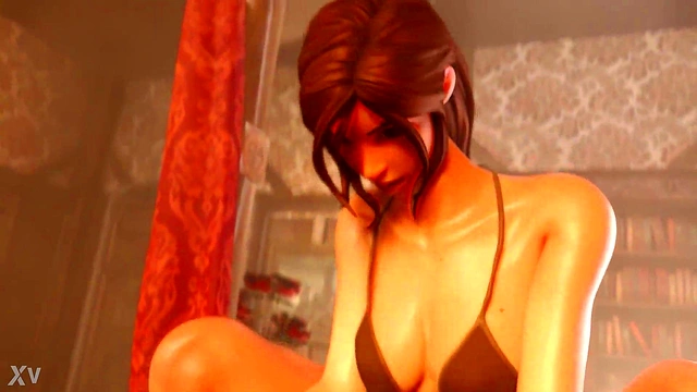 Lara Croft Takes a Morning Ride in 3D Tomb Raider VR Porn Adventure