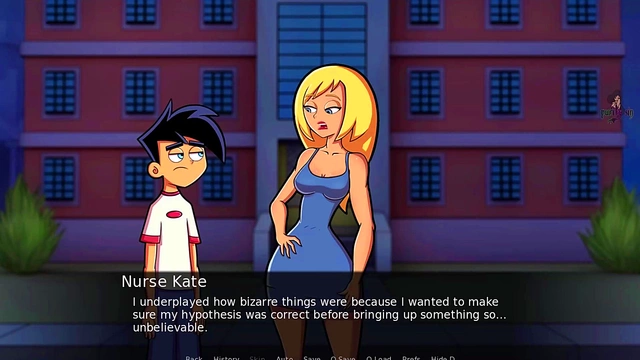 Sexy Blonde Milf Nurse Seduces Danny Phantom in Amity Park Hentai Adventure