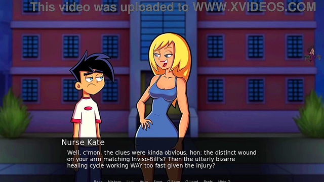 Sexy Blonde Milf Nurse Seduces Danny Phantom in Amity Park Hentai Adventure