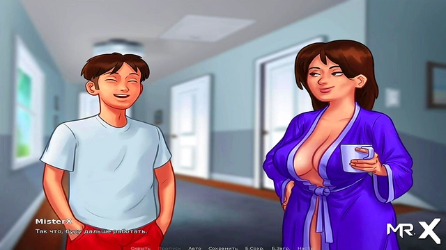 Lost at Strip Cards – Summertime Saga Anime Girl Gives Uncensored Blowjob