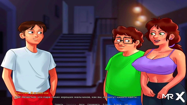 Lost at Strip Cards – Summertime Saga Anime Girl Gives Uncensored Blowjob