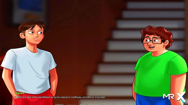 Lost at Strip Cards – Summertime Saga Anime Girl Gives Uncensored Blowjob