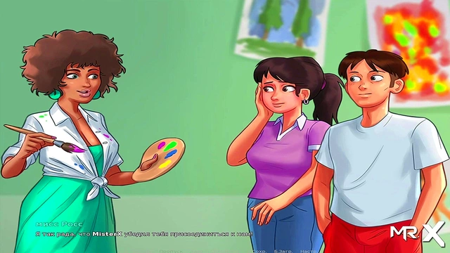 Teen Anime Seductress Rewards Winner With Naughty Summertime Saga Prize