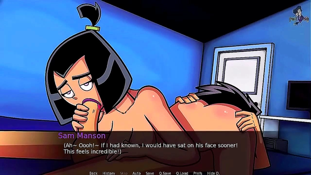 Goth Milf From Danny Phantom Engages in Hot 69 Blowjob Session