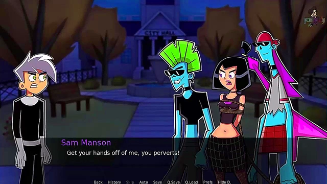 Goth Milf From Danny Phantom Engages in Hot 69 Blowjob Session