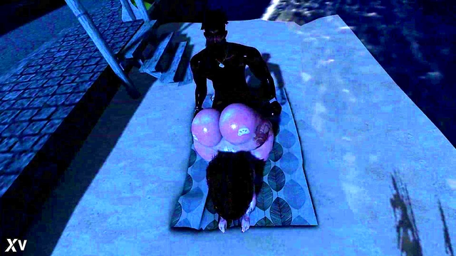 Big-Ass Hentai Babe Rides Massive BBC Dick In Wet Cartoon Action