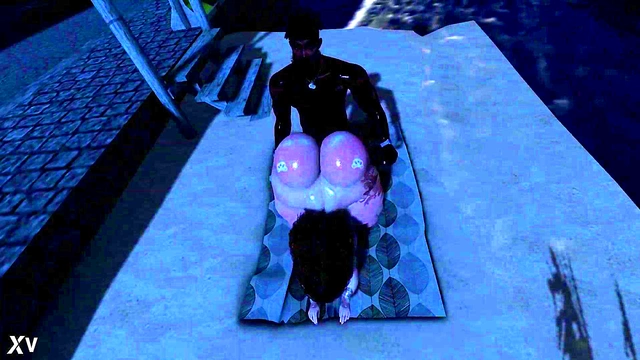 Big-Ass Hentai Babe Rides Massive BBC Dick In Wet Cartoon Action