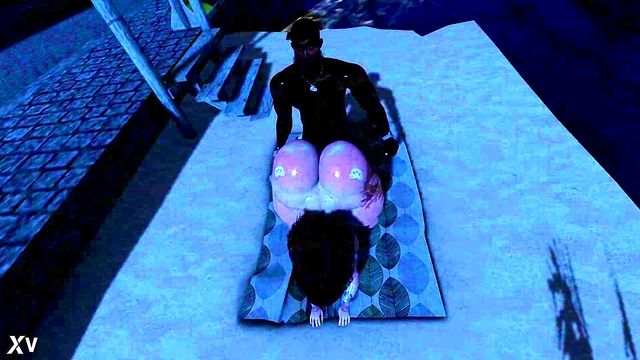 Big-Ass Hentai Babe Rides Massive BBC Dick In Wet Cartoon Action