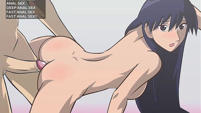 Big-Bodied Anime Babe Rides Dick Hard in Azumanga Daioh Doggy Style Action