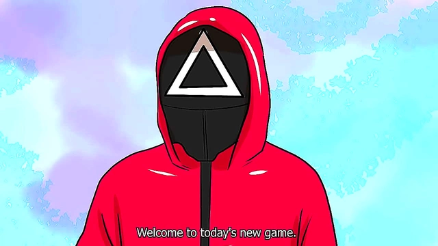 Masked Man Cums Hard In Squid Game-Themed Uncensored Hentai Action