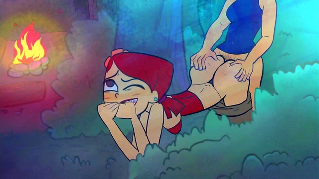 Teen Braces Babe Zoey Gets Doggy Style Action With Futanari Eva From Total Drama Island