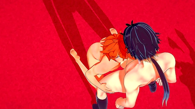 Tartaglia & Zhongli Engage in Hot Genshin Impact Yaoi 3D Action with Doggy Style Creampie