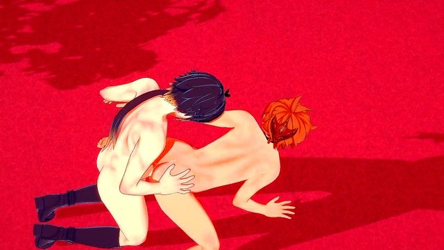 Tartaglia & Zhongli Engage in Hot Genshin Impact Yaoi 3D Action with Doggy Style Creampie