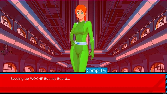 Sexy Blonde Villain Gives Intense Blowjob to Anime Hero in Totally Spies Hentai