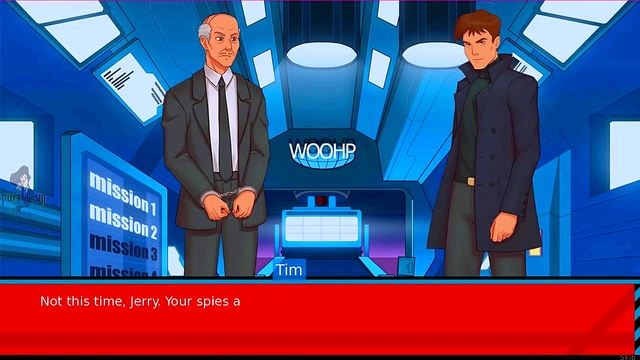 Sexy Blonde Villain Gives Intense Blowjob to Anime Hero in Totally Spies Hentai