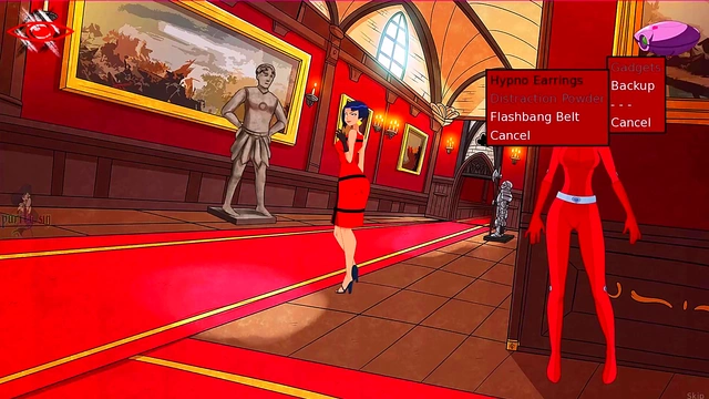 Sexy Blonde Villain Gives Intense Blowjob to Anime Hero in Totally Spies Hentai