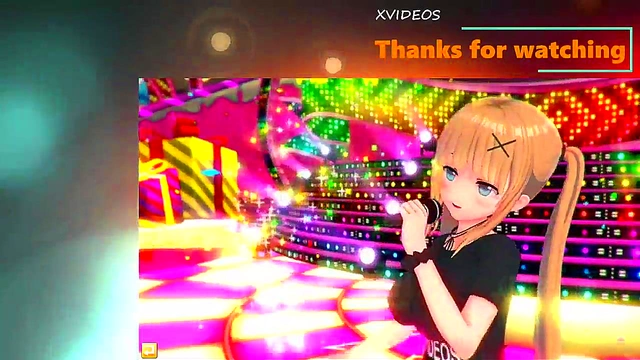 Cute Blonde Margaret Chan Rubs Huge Tits for 3D Hentai BJ & Handjob Bliss